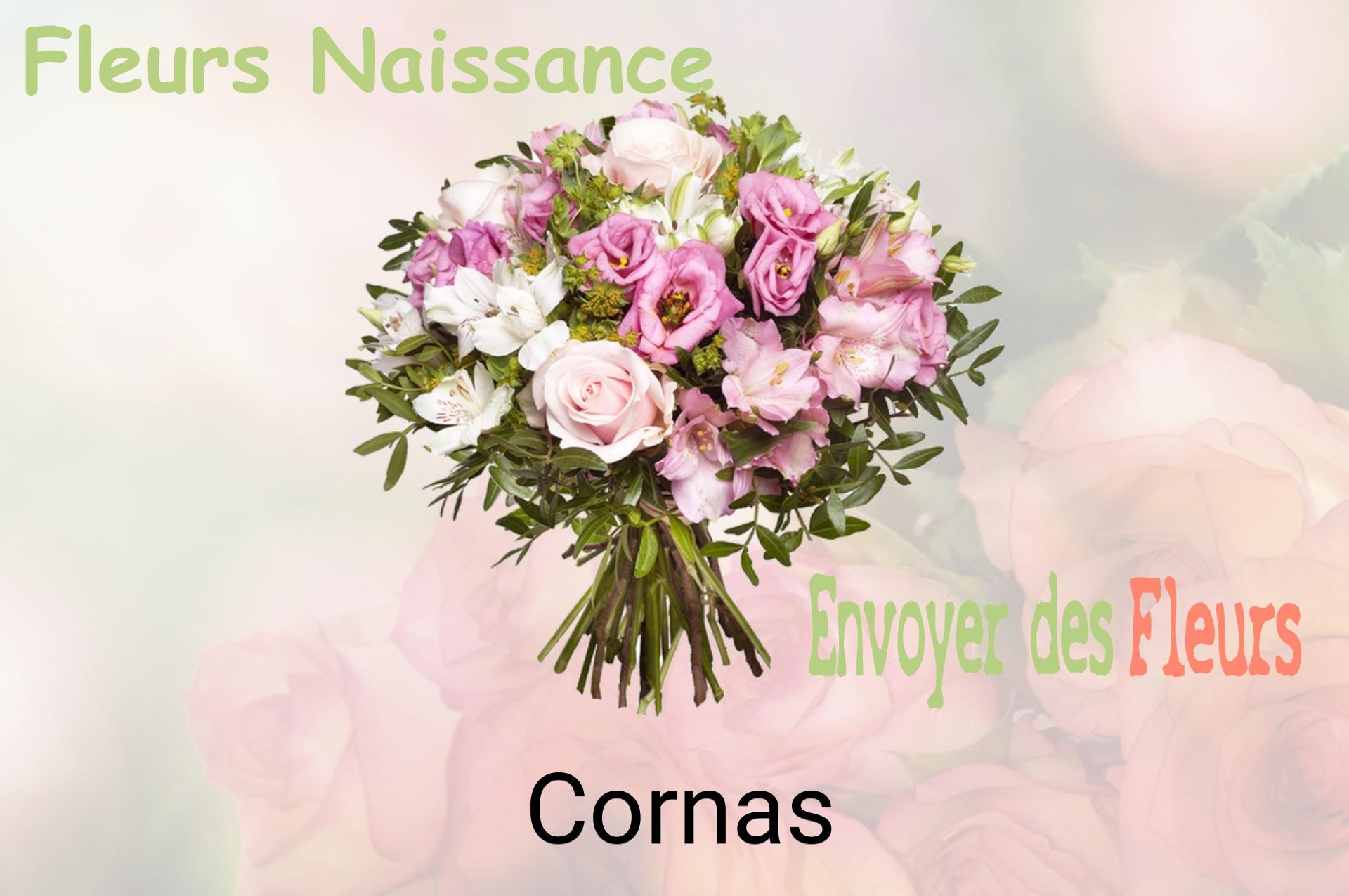 Bouquet de fleurs de naissance livré à Cornas